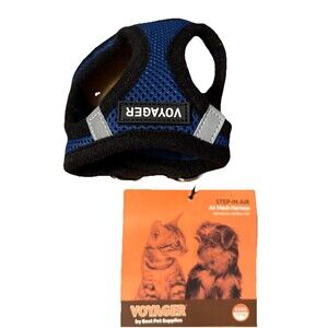 Voyager Step-in Air Pet Harness  Air Mesh Blue Harness XXXS 207-RBB
